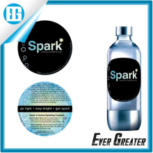 Simple Circular Pattern Bottle Text Double Sided Stickers